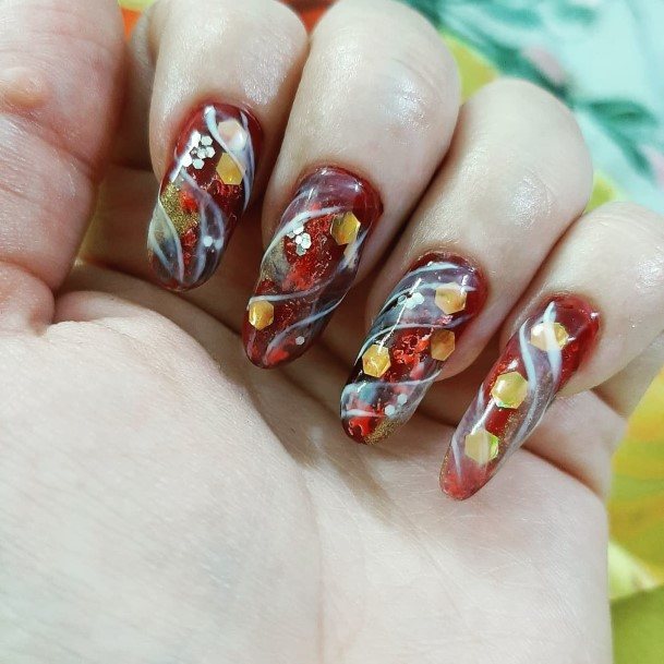 Breathtaking Aquarium Nail On Girl