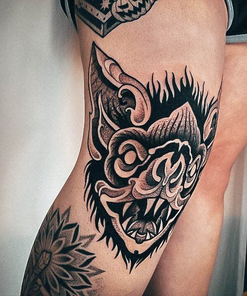 Breathtaking Bat Tattoo On Girl