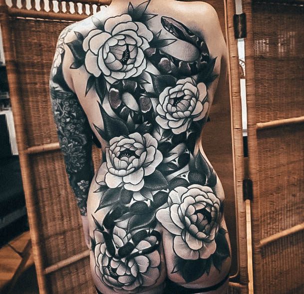 Breathtaking Butt Tattoo On Girl