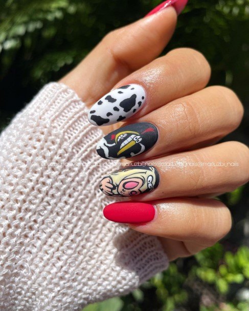 Breathtaking Cartoon Nail On Girl