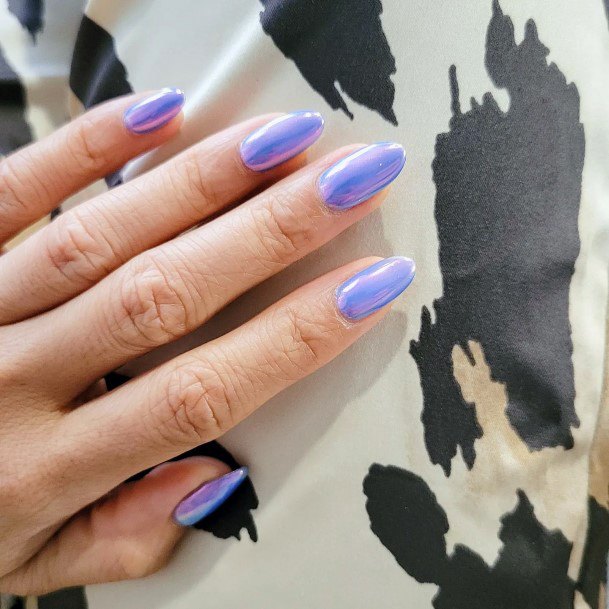 Breathtaking Chrome Nail On Girl