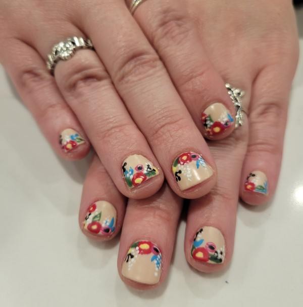 Breathtaking Cinco De Mayo Nail On Girl