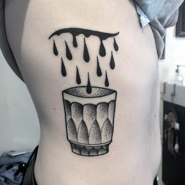 Top 100 Best Cocktail Tattoos For Women - Mixed Drink Design Ideas