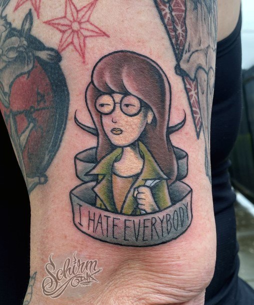 Breathtaking Daria Tattoo On Girl