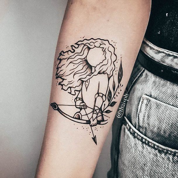 Breathtaking Disney Tattoo On Girl