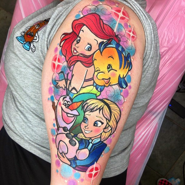 Breathtaking Elsa Tattoo On Girl