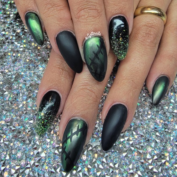 Breathtaking Frankenstein Nail On Girl