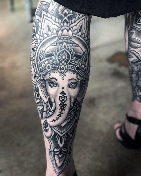 Breathtaking Ganesha Tattoo On Girl