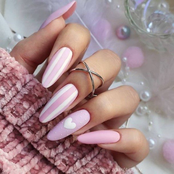 Breathtaking Heart Nail On Girl