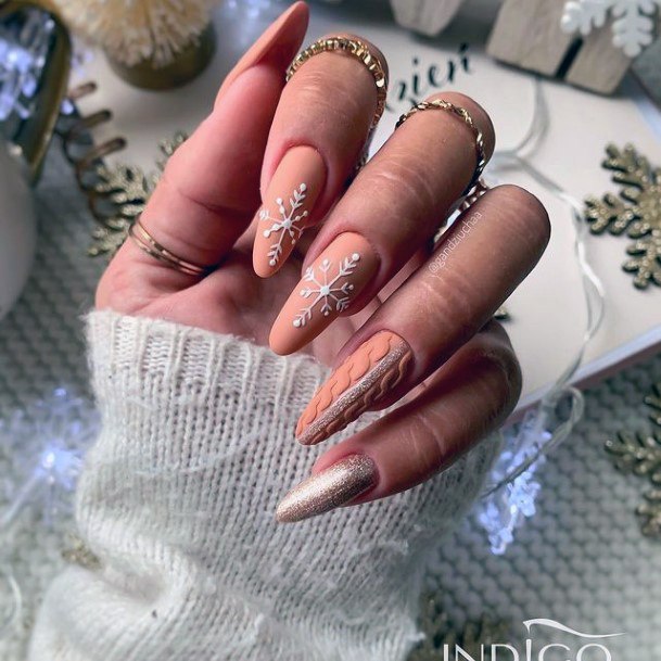 Breathtaking Holiday Nail On Girl