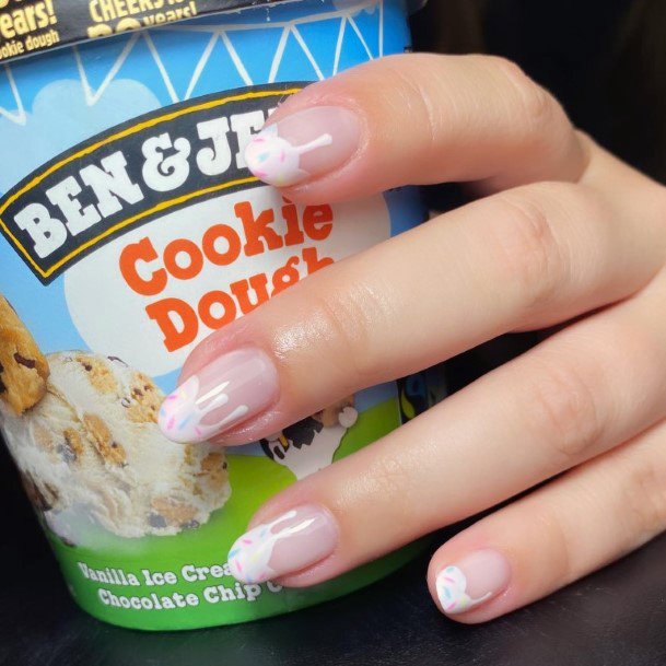 Breathtaking Ice Cream Nail On Girl