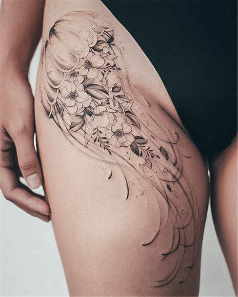 Breathtaking Jellyfish Tattoo On Girl