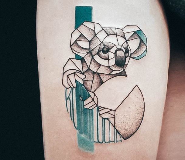 Breathtaking Koala Tattoo On Girl