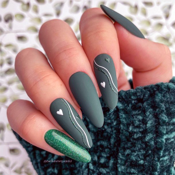 Breathtaking Light Green Nail On Girl