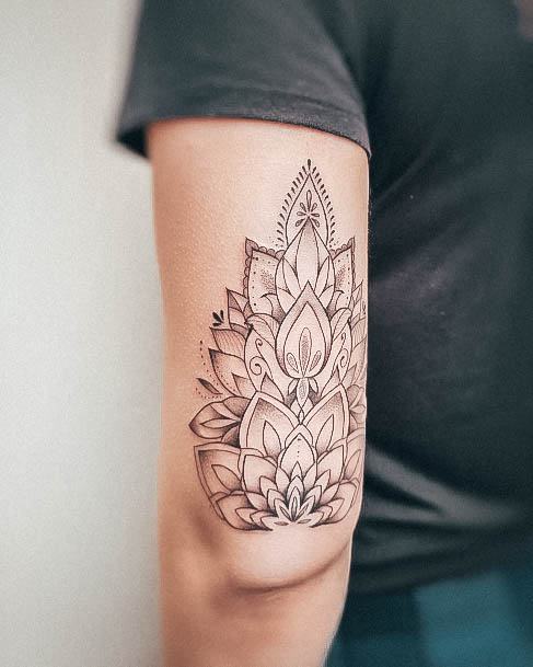 Breathtaking Mandala Tattoo On Girl