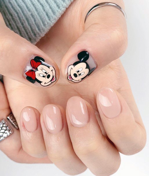 Breathtaking Mickey Mouse Nail On Girl