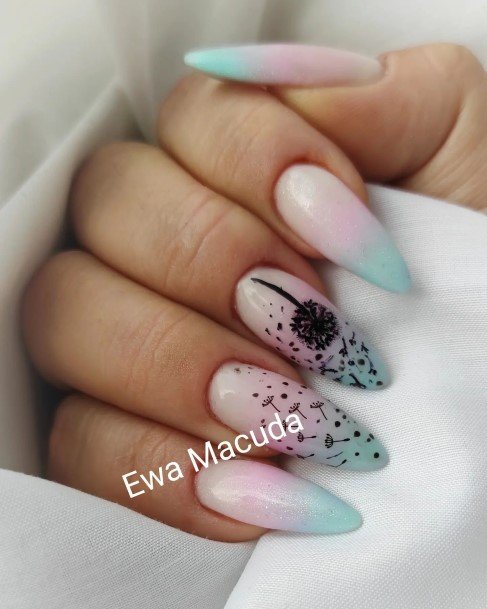 Breathtaking Ombre Nail On Girl