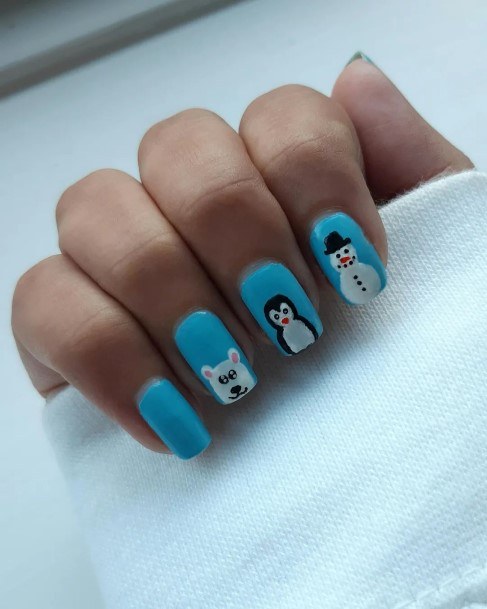 Breathtaking Penguin Nail On Girl