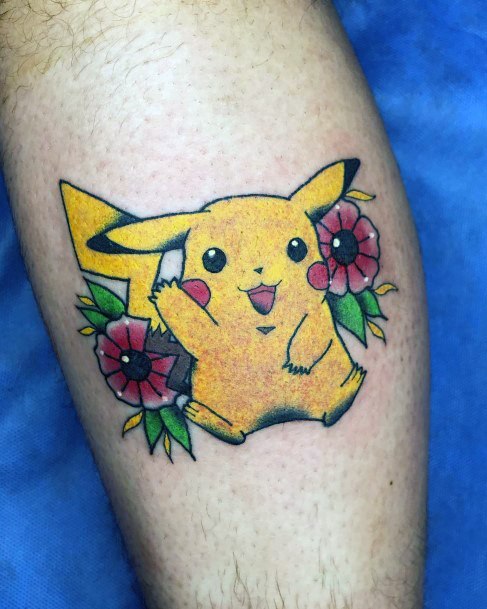 Breathtaking Pikachu Tattoo On Girl