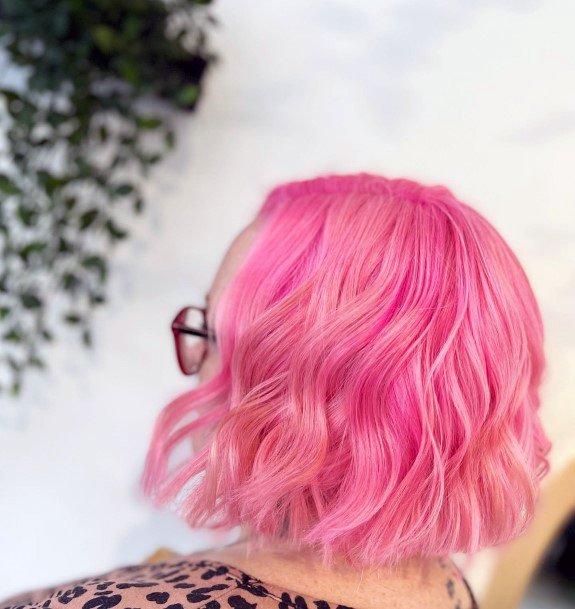 Breathtaking Pink Hairstyles On Girl