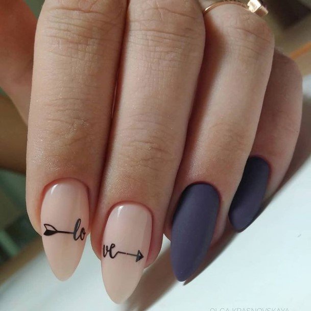 Breathtaking Purple Nail On Girl