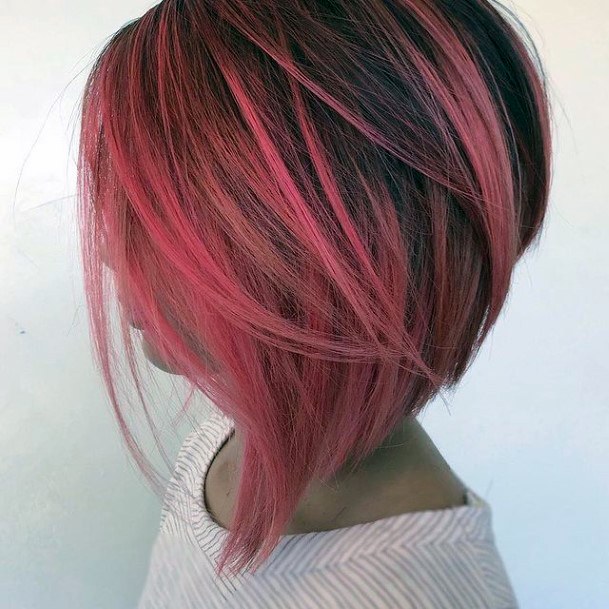 Breathtaking Red Ombre Hairstyles On Girl