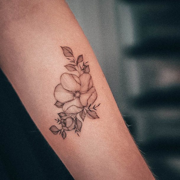 Top 100 Best Simple Flower Tattoos For Women - Floral Design Ideas