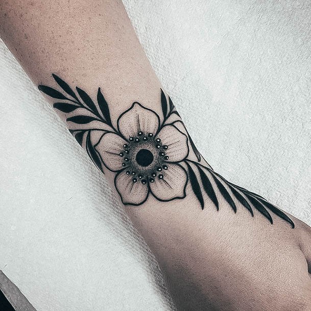 Breathtaking Small Flower Tattoo On Girl