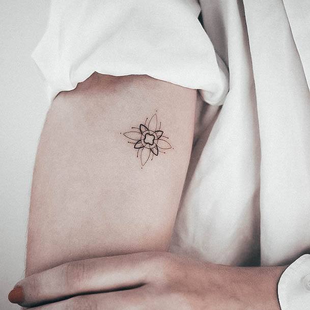 Breathtaking Small Simple Tattoo On Girl