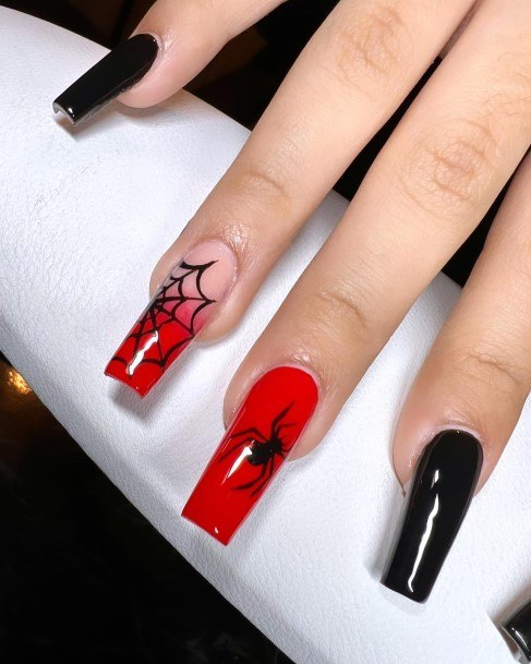 Breathtaking Spider Nail On Girl