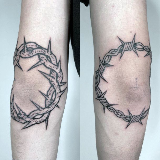 Breathtaking Thorns Tattoo On Girl