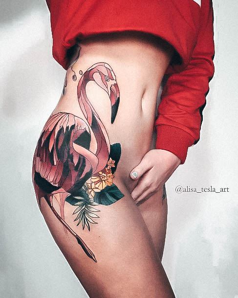 Breathtaking Unique Tattoo On Girl