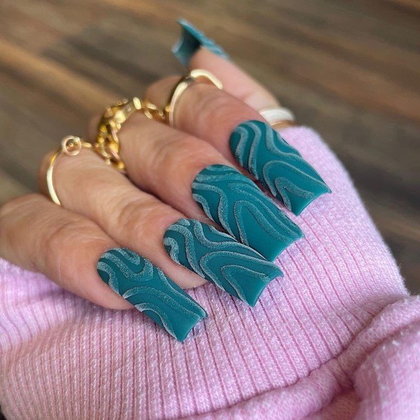 Breathtaking Velvet Nail On Girl