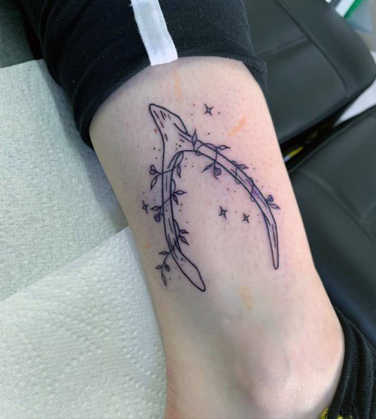 Breathtaking Wishbone Tattoo On Girl