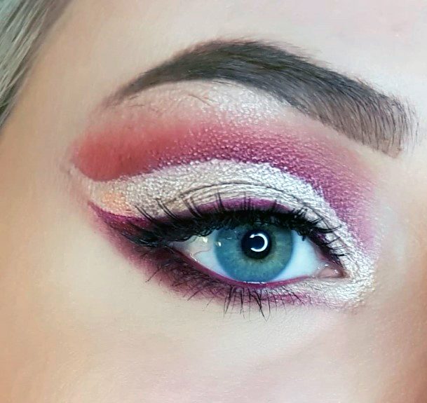 Brick Red And Brown Eyeshadow Women