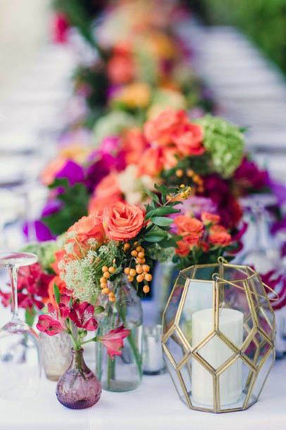 Bright August Wedding Flowers