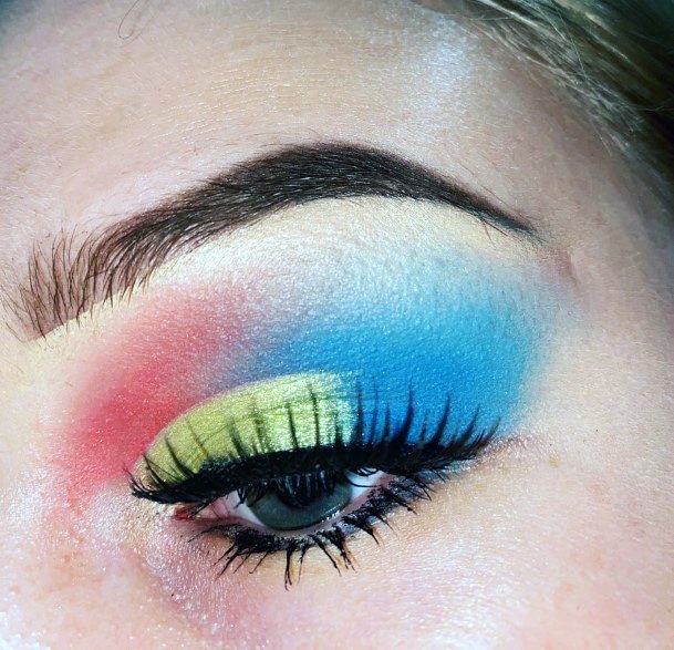 Bright Eyeshadow Art For Women