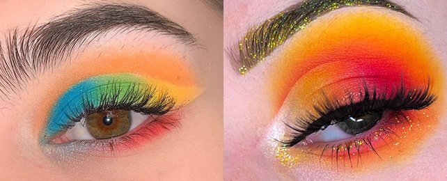 Top 60 Best Bright Eyeshadow Ideas For Women – Colorful Inspiration