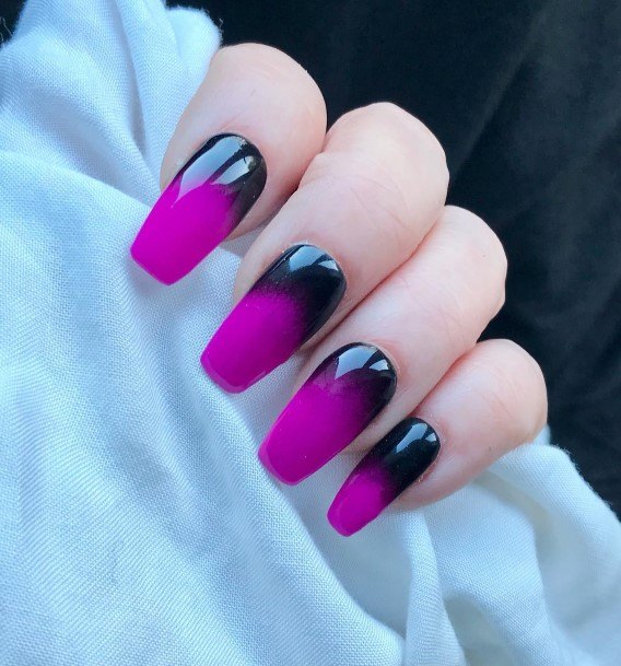 Bright Pink Female Nail Designs