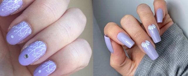 Top 100 Best Bright Purple Nails For Women – Lavender Fingernail Design Ideas