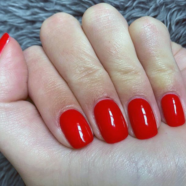 Top 50 Best Bright Red Nails For Women - Seductive Crimson Designs