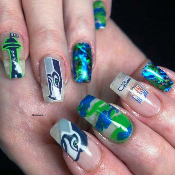 Bright Sport Nails Transparent For Women