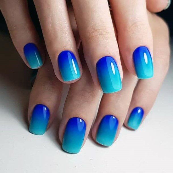 Brilliant Shades Of Blue Nail Colors