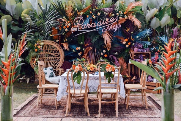 Brilliant Tropical Wedding Flowers