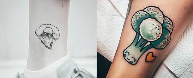 Top 100 Best Broccoli Tattoos For Women – Green Vegetable Design Ideas