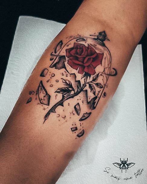 beauty and the beast tattoo full sleeveTikTok Search