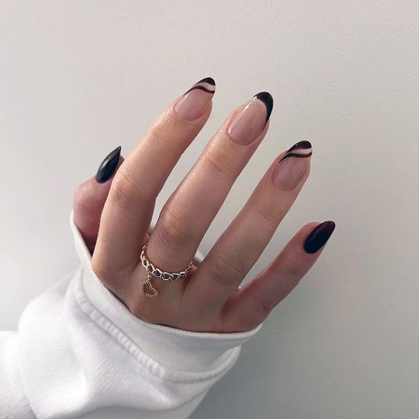 Brown Dress Nail Design Inspiration For Women