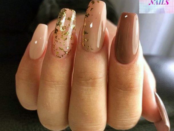 Brown Dress Nails For Girls