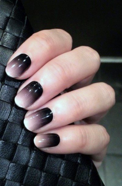 Brown Ombre Nails Women