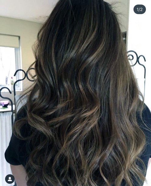 Brunette Alice In Wonderland Gray Brown Long Springy Bouncy Winter Hair